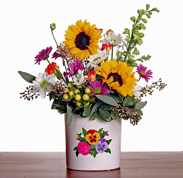 SPECIAL! WAS 42.99 NOW 38.99 MOMMA IN PANSY CONTAINER
