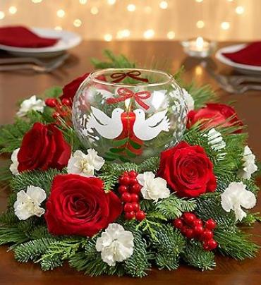 Dove Bowl Centerpiece