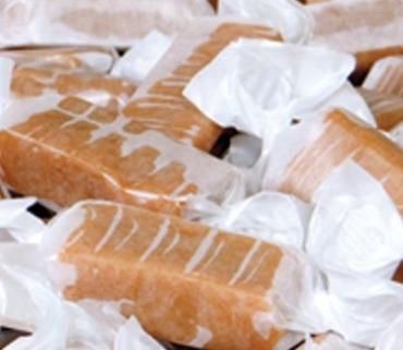 Old Fashion Butter Caramels In 7oz Cello Bag