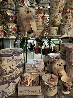FANCY TEAPOTS AND CUPS & FANCY OWLS TOO HOOT!
