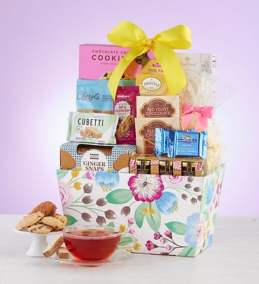 SALE! WAS $52.99 NOW $32.99 BLOOMING DELIGHTS GIFT BASKET