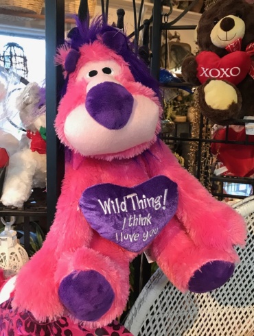 WILD THING I THINK I LOVE YOU PURPLE & PINK APE