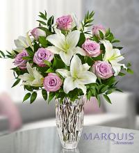 Purple Rose & Lily Bouquet