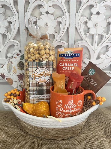 HELLO PUMPKIN FALL GIFT BASKET