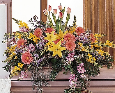 Blooming Casket Spray