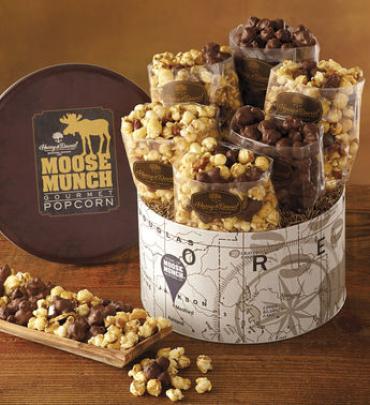 HARRY & DAVID GOURMET POPCORN MOOSE CRUNCH 3 LBS\'S & 12 OZ